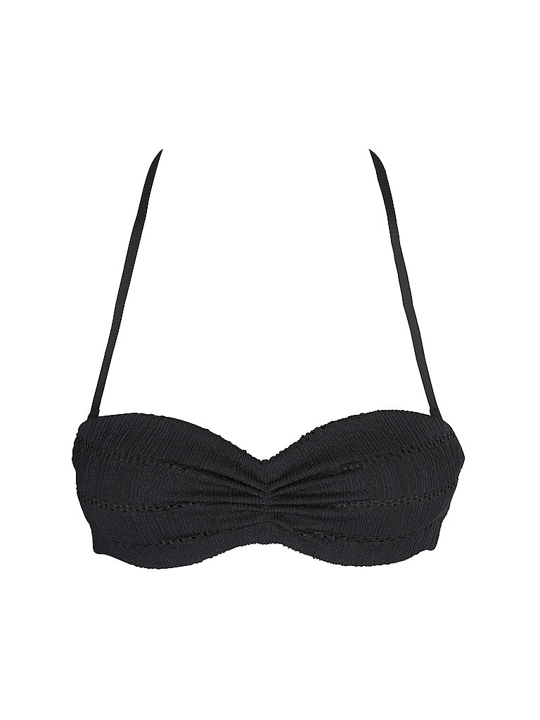 YSABEL MORA Damen Bikinioberteil Bandeau Push-Up schwarz | 70C